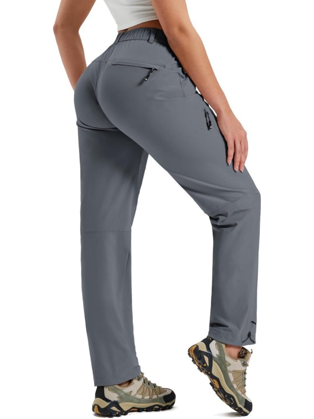 Lightweight Women's Hiking Cargo Pants, UPF 50, Quick Dry, 5 Pockets, Outdoor